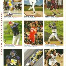 SI SPORTS ILLUSTRATED FOR KIDS Sheet of 9 Trading Cards #118-126 FUTURE STARS