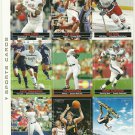 SI SPORTS ILLUSTRATED FOR KIDS Sheet 9 Trading Cards #532-540 SHAUN ALEXANDER