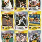 SI SPORTS ILLUSTRATED FOR KIDS Sheet 9 Trading Cards #604-612 MARK MCGWIRE