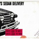 WILLYS SEDAN DELIVERY Large Fold-Out Sales Brochure ca 1963
