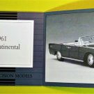 Franklin Mint 1961 Lincoln Continental Miscellaneous Items