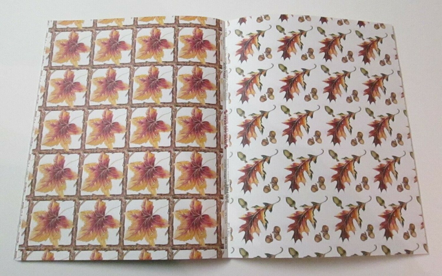 TEA-BAG PAPERS - 320 Folding Squares for Scrapbooks & Cards - UNCUT!