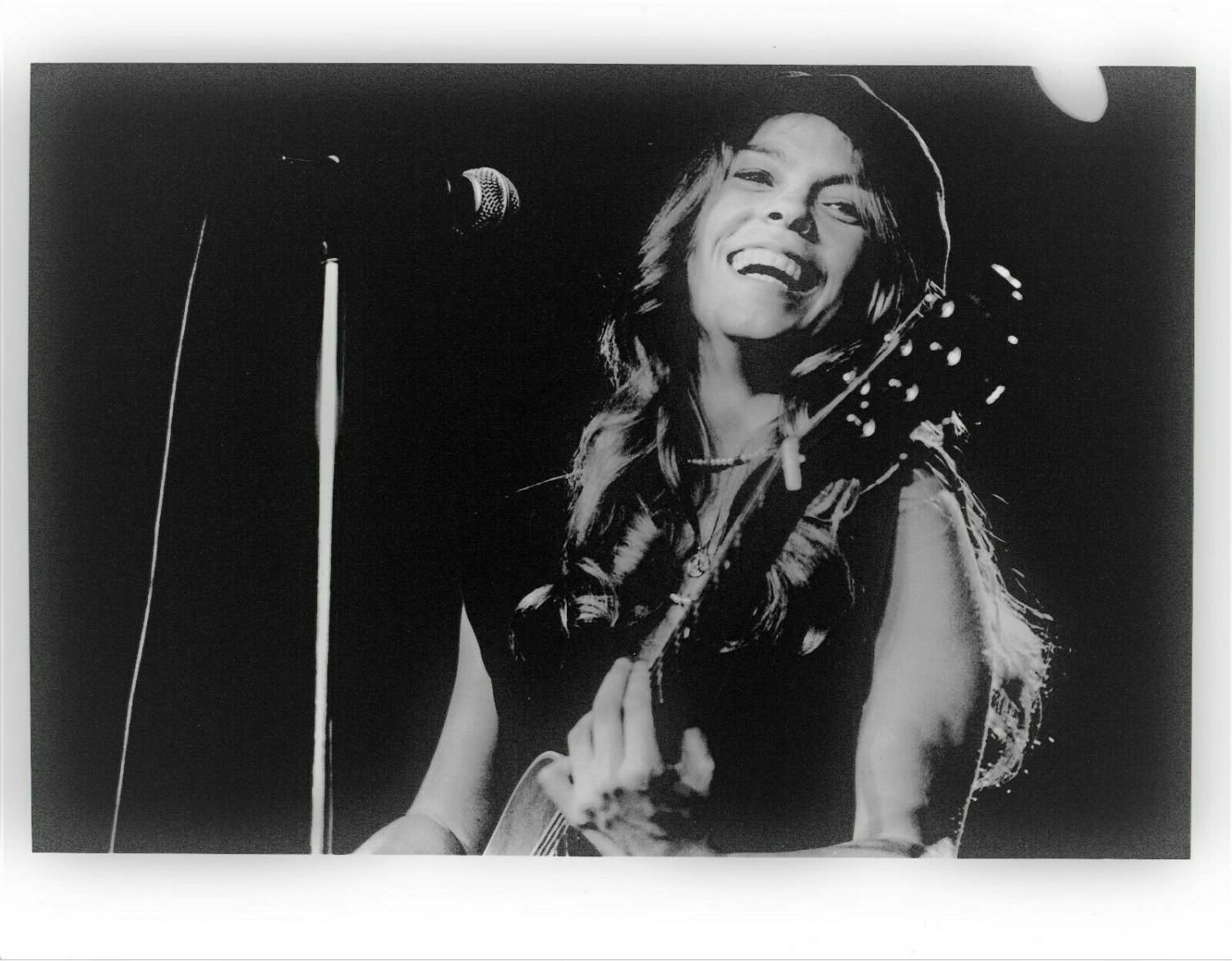 RICKIE LEE JONES Original 8x10 Glossy Black & White Press Photo 1979