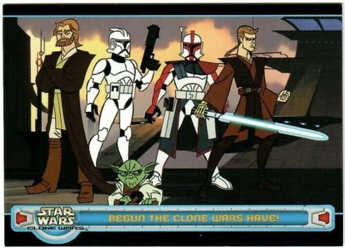 STAR WARS BEGUN THE CLONE WARS HAVE! Collectible Topps Promo Trading Card #P1