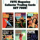 FATE MAGAZINE Collector Trading Cards - 6 Card Perforated Sheet #4 1996 - UNCUT