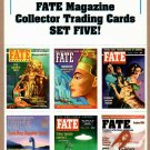 FATE MAGAZINE Collector Trading Cards - 6 Card Perforated Sheet #5 1997 - UNCUT