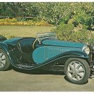 1933 Bugatti Type 55 "Supersport" Unposted Postcard © 1972