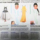 BRIE LARSON Lupita Nyong'o PRIYANKA CHOPRA Newspaper Paper Dolls