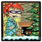 RUGRATS CHUCKIE FINSTER Collectible Lenticular Card / Drink Coaster