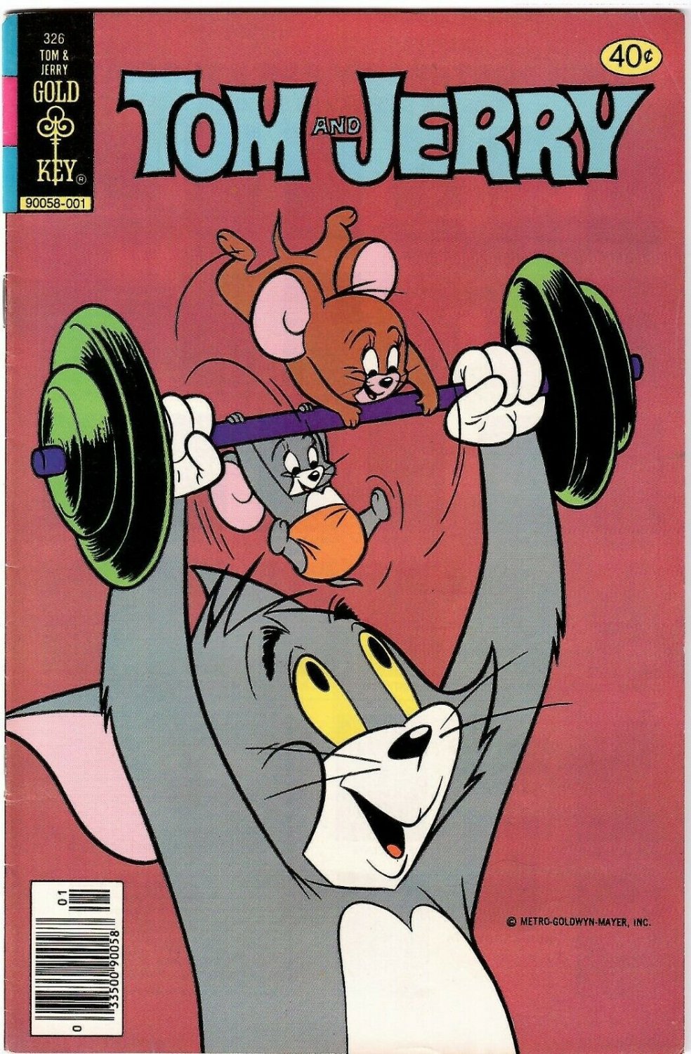 Tom And Jerry Gold Key Comic Book No 326 January 1980