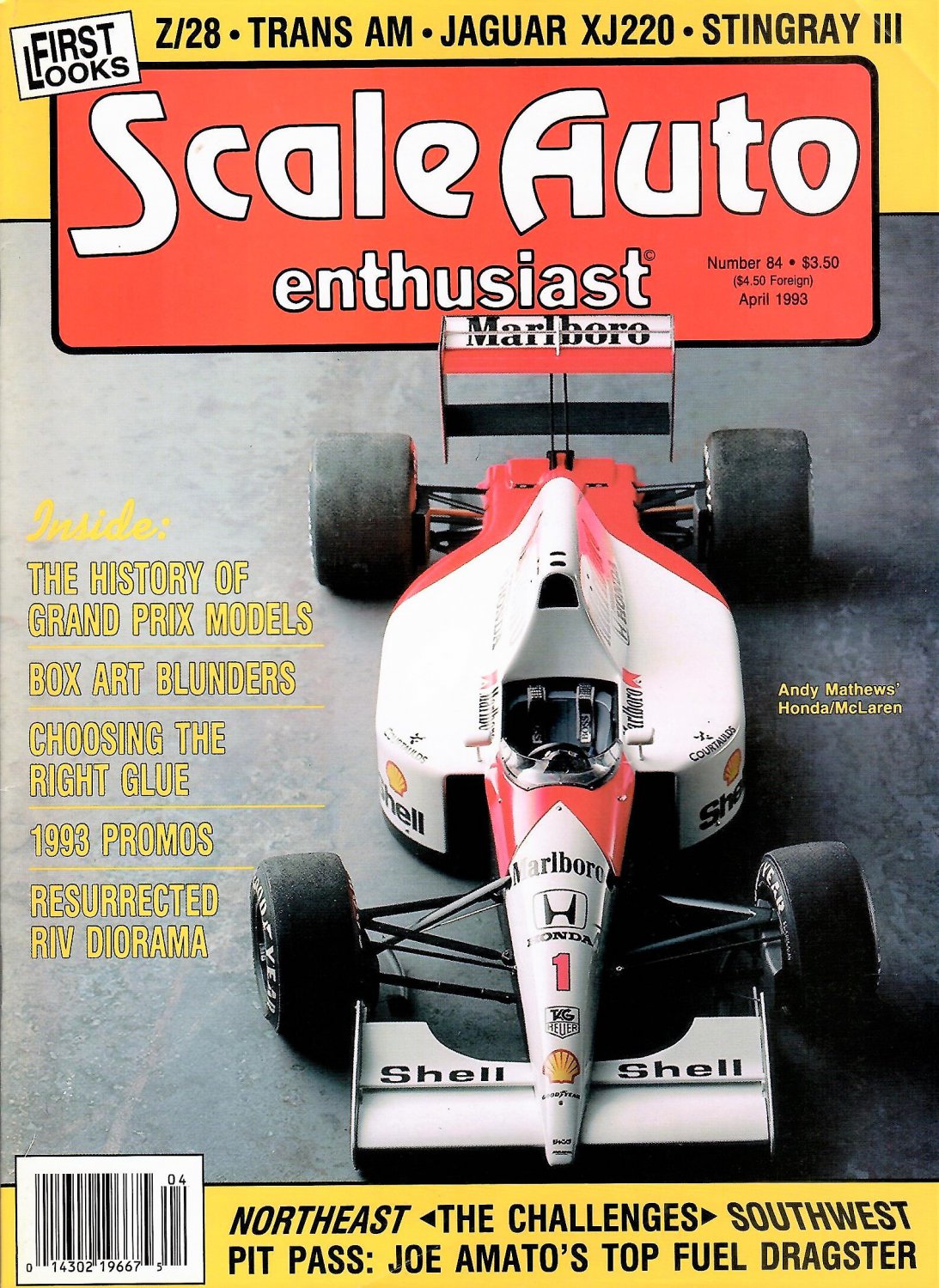 SCALE AUTO ENTHUSIAST MAGAZINE April 1993 1993 PROMOTIONAL MODELS