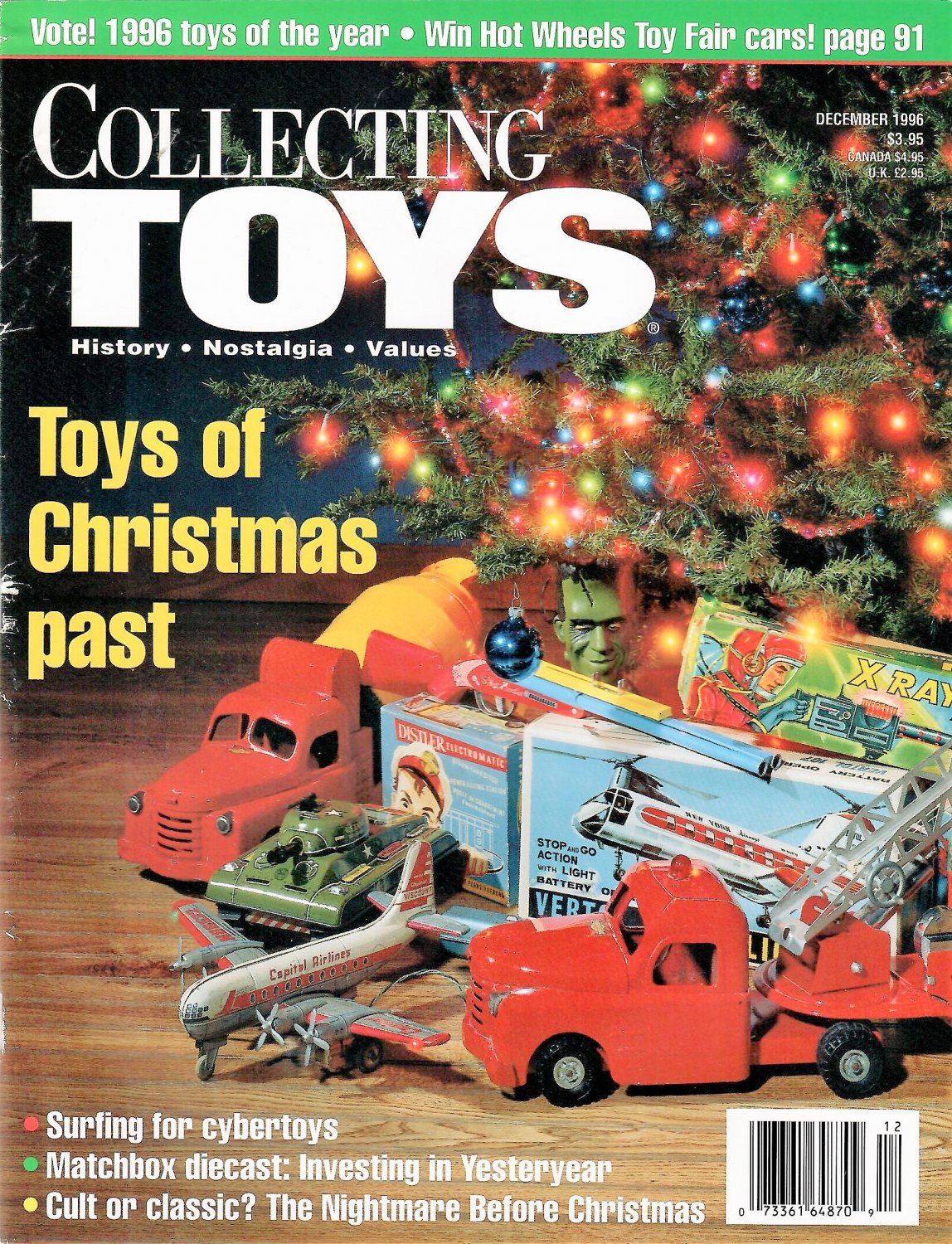 COLLECTING TOYS MAGAZINE December 1996 NIGHTMARE BEFORE CHRISTMAS Matchbox