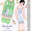 ROSALINDE c. 1924 Magazine Paper Dolls by Karen Reilly - 2-PAGES UNCUT!