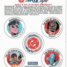 5 1993 SUPERMAN SkyBox SkyCap Pogs SUPERBOY Man of Steel MAN OF KRYPTON