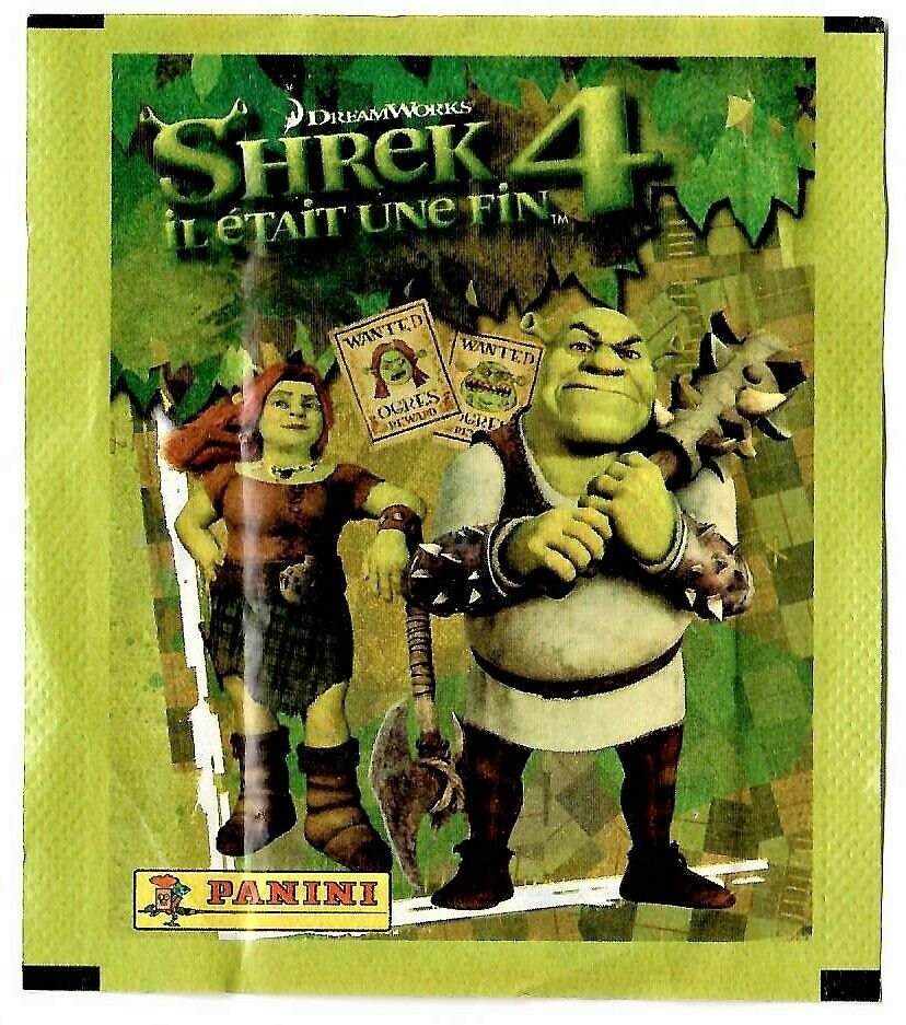 SHREK 4 Sealed Packet of Panini Album Stickers