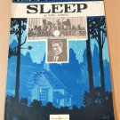 SLEEP Piano/Vocal Sheet Music by Earl Lebieg WARING'S PENNSYLANIANS © 1922