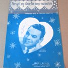 I'VE GOT MY LOVE TO KEEP ME WARM Piano/Vocal Sheet Music LES BROWN © 1937