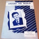 AROUND THE WORLD (IN 80 DAYS) Piano/Vocal Sheet Music EDDIE FISHER © 1956