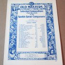 LA FILEUSE (SPINNING SONG) Piano Solo Sheet Music 4th & 5th Grades MENDELSSOHN
