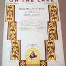 ON THE LAKE Piano Sheets Music - Duet: 4 Hands 1 Piano - by Gertrude Keenan 1935