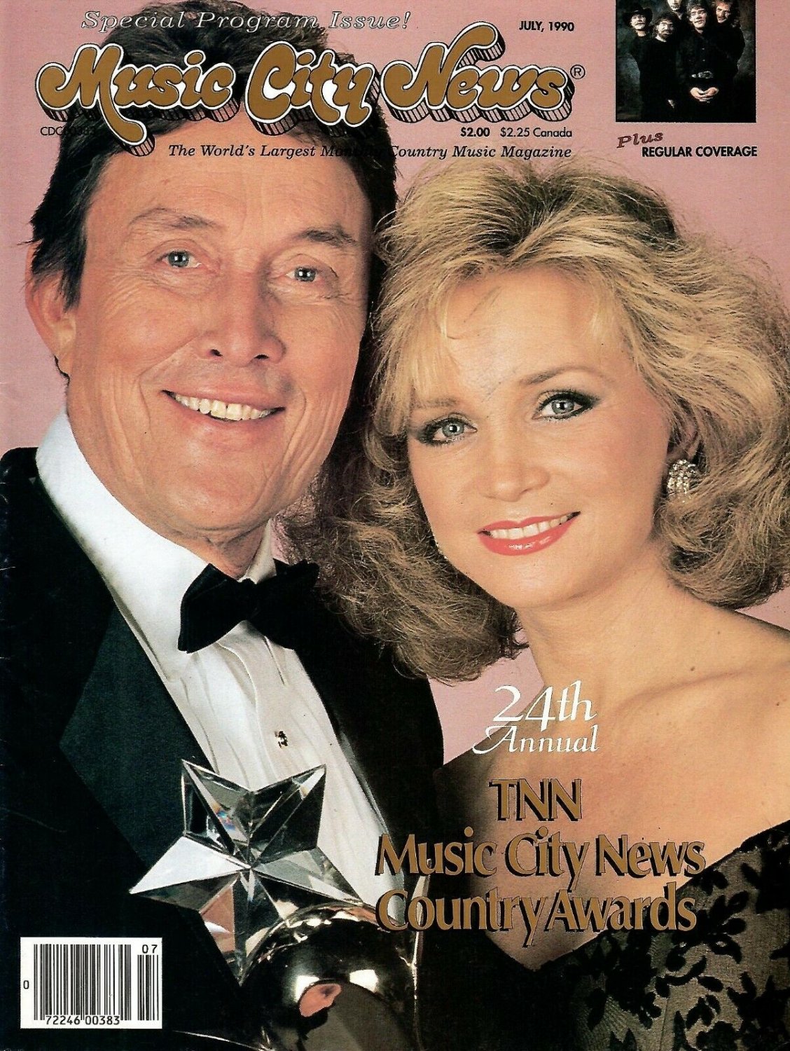 MUSIC CITY NEWS July 1990 24th Annual TNN Music City News Country Awards