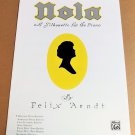 NOLA Piano Solo Sheet Music by FELIX ARNDT A Silhouette For The Piano