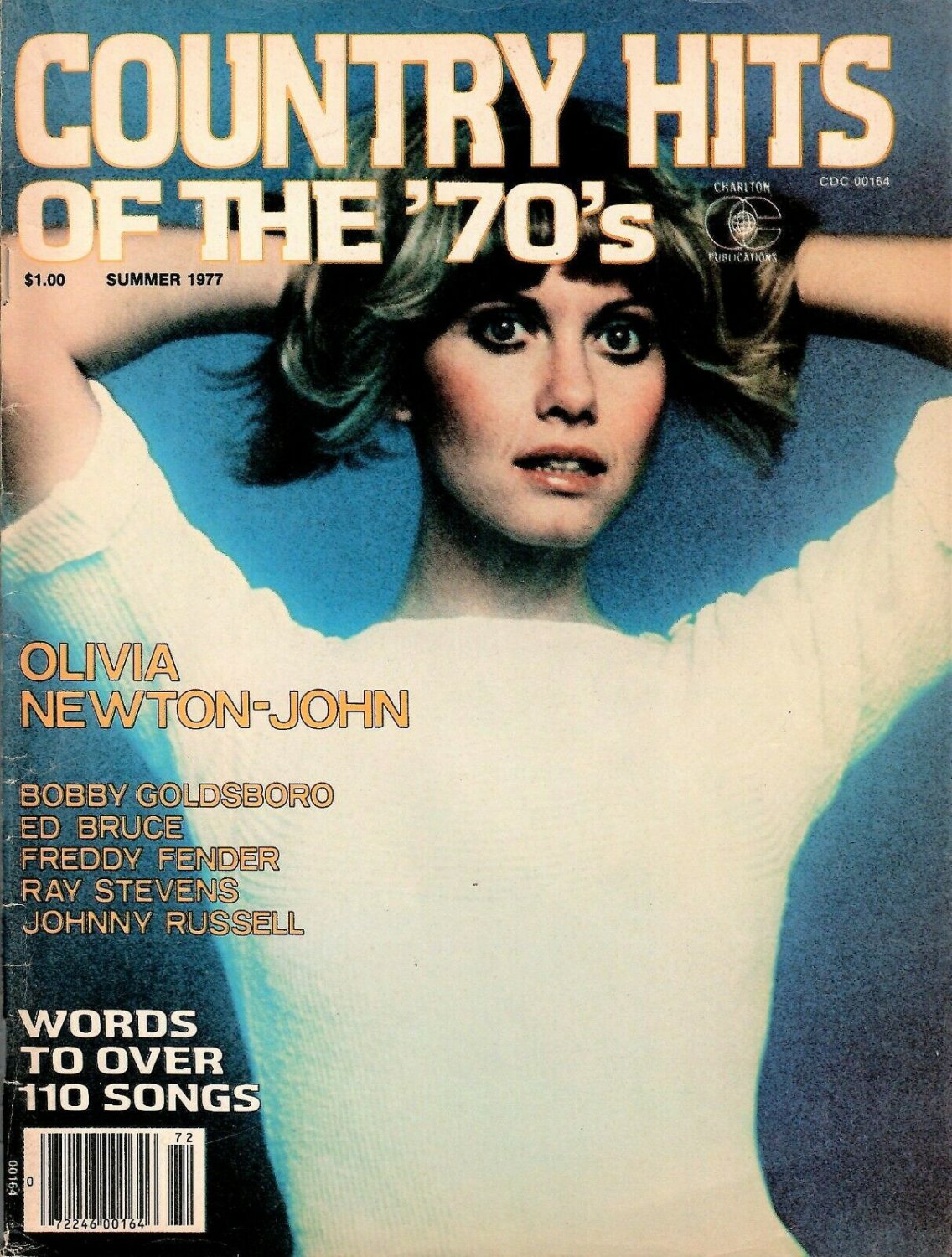 COUNTRY HITS OF THE 70's MAGAZINE Summer 1977 WORDS TO OVER 110 SONGS