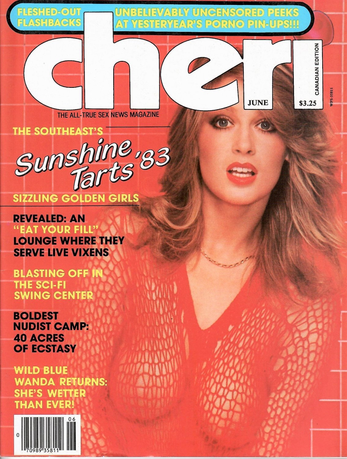 CHERI MAGAZINE June 1983 THE SOUTHEAST'S SUNSHINE TARTS '83 Boldest Nudist Camp
