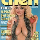 CHERI MAGAZINE Decenber 1987 CHERI ORCHARD 16-Page Calendar DOUBLE CENTERFOLD