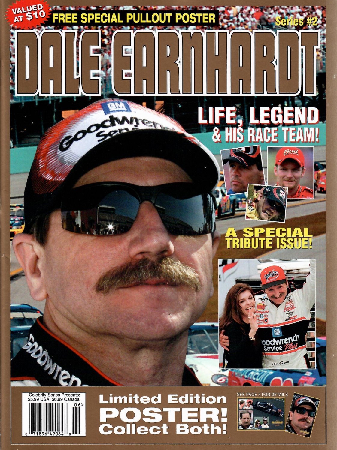 Dale Earnhardt Life Legend & Race Team 2001 Magazine