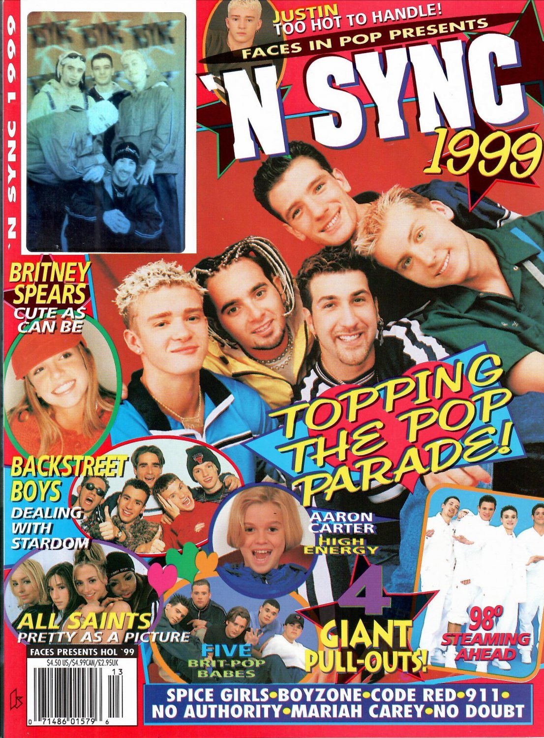 'N SYNC 1999 Backstreet Boys 98 DEGREES Spiral 360