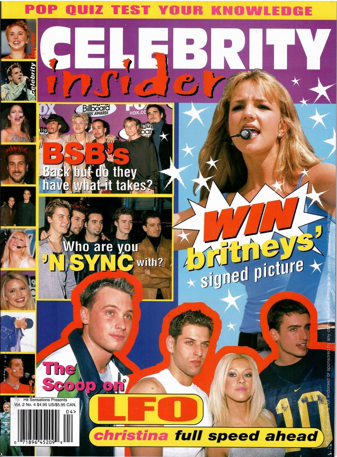 CELEBRITY INSIDER Magazine 'N SYNC Backstreet Boys LFO