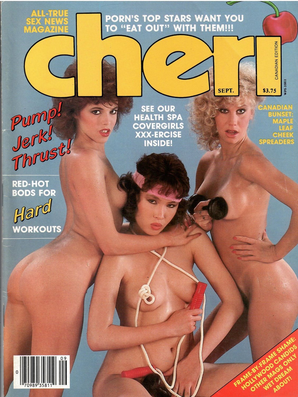 CHERI September 1984 QUEBEC'S GREATEST GLANDMARKS Canadian Edition