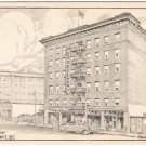 HOTEL GROSVENOR VANCOUVER BC Unposted Postcard EDWARD GOODALL 1950s