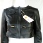 NWT Women's Made to Measure Cropped Bomber Leather jacket Style 2600