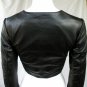 NWT Women's Made to Measure Cropped Bomber Leather jacket Style 2600