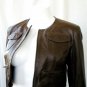 NWT Women's Made to Measure Cropped Bomber Leather jacket Style 2600