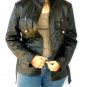NWT Women's Fox Fur Hood Leather Jacket 44F TOMA