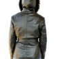NWT Women's Fox Fur Hood Leather Jacket 44F TOMA