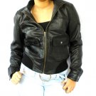NWT Women's Bomber Style Leather Jacket Style 2100