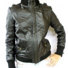 NWT Women's Bomber Leather Jacket Style 4FP