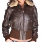 Women's Bomber Evolution Leather Jacket S/21F S-XL
