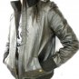 NWT Women's Bomber Leather Jacket Style 4FP