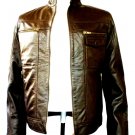 NWT Men's Vinatage Inspired Bomber Leather Jacket Style M5