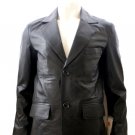 Men's 2 Button Classic Leather Blazer Style M80