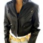 NWT Women's Cropped Bomber Leather Jacket Style 2800