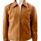NWT Men's Bomber Sheep Snuff Leather Jacket Style M804