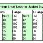 NWT Men's Bomber Sheep Snuff Leather Jacket Style M804