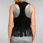 NWT Women's Sleeve Less Leather Vest Sheep Skin leather Style 2300