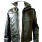 NWT Men's High Neck Leather Jacket Style M50